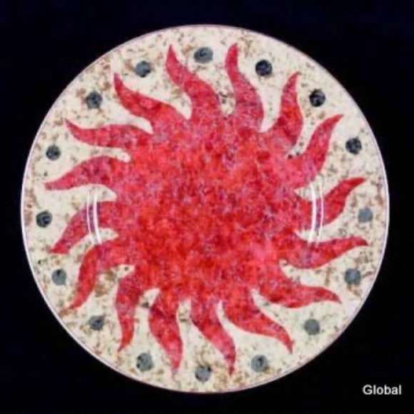 New Sasaki Delphi Sunburst Salad Plate 8 " - Picture 1 of 1